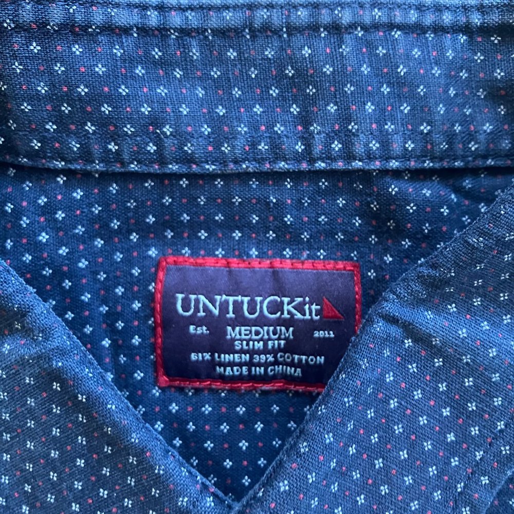 Blue Button Up - image 2